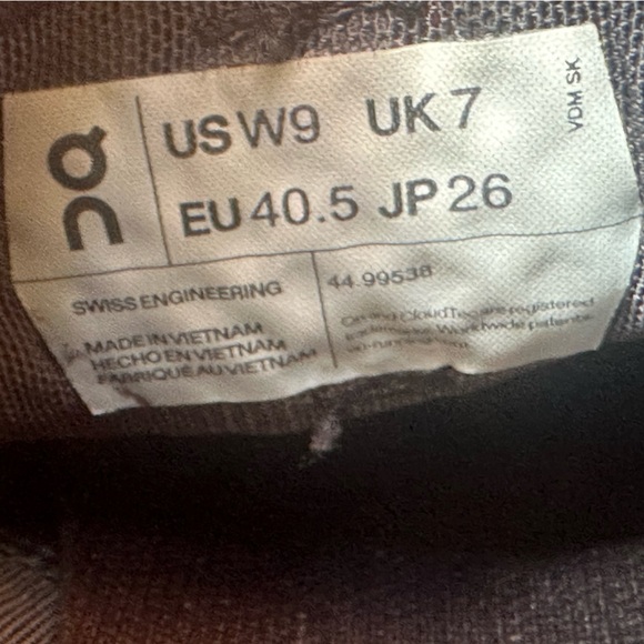 On Running “Cloudultra” Running Shoes in Black/White Women’s Size 9 - Picture 14 of 14